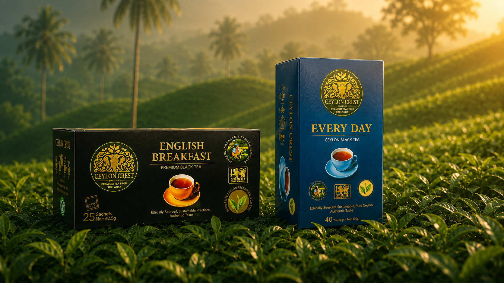 English Breakfast Tea 25 Tea Bags (Premium Ceylon Black Tea)